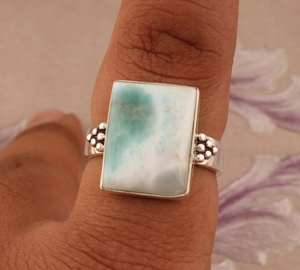 Bague de réglage de lunette en Onyx vert naturel Bague en argent sterling 925 faite à la main en pierres précieuses minimalistes Bijoux uniques pour Noël des femmes - Product Image 3