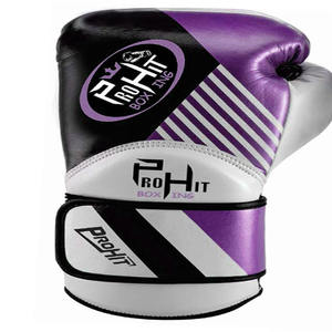 ถุงมือชกมวยทำจากหนังพร้อมที่จับมือกันน้ำสำหรับฝึกซ้อมถุงมือชกมวยพิมพ์โลโก้ได้ตามต้องการ - Product Image 4
