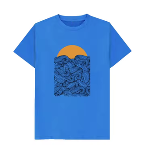T-shirts légers en polyester/coton respirants pour hommes, coupe ample, col ras du cou, marque privée, meilleur prix, faible MOQ, meilleure vente - Product Image 3