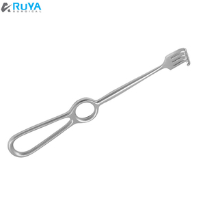Retractor ortopédico de cirugía plástica, instrumento quirúrgico veterinario, piel Volkmann, 4 puntas, de acero inoxidable, CE ISO - Product Image 6