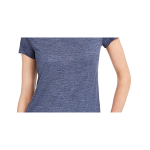 เสื้อยืดผู้หญิง Maison Jules สีน้ำเงินเข้ม ไซส์ XS ผ้าเจอร์ซีย์ระบายอากาศดี สไตล์ลำลอง ผูกโบว์ด้านหลัง ลายการ์ตูน ไซส์ XL - Product Image 3