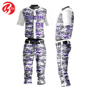 Mejor Precio al por mayor de moda Jersey de béisbol sublimación impreso uniforme para adultos beneficio empresas - Product Image 5