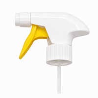Semprotan Plastik Putih 28mm Sekrup 1.2cc Semua Plastik Dapat Didaur Ulang Tahan Anak Nozzle ON OFF 6 Warna Tersedia