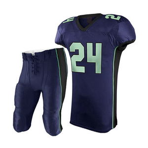 Uniforme de football américain personnalisé nom et numéro d'équipe personnalisés pour hommes femmes jeunes sport collège formation - Product Image 2