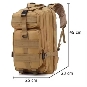 Sac à dos tactique d'assaut personnalisé de 30 L, sac de randonnée, sac Molle extrêmement résistant à l'eau, sac de voyage, camping, polyester, personnalisable - Product Image 3