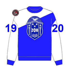 Personnalisé grec Zeta Phi Beta sororité et fraternité brodé attirail pull sweat - Product Image 3
