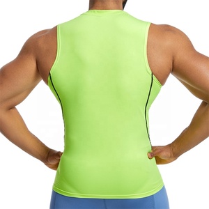 เสื้อกล้ามออกกำลังกายผู้ชาย ผ้าโพลีเอสเตอร์ แห้งเร็ว สำหรับวิ่ง ฟิตเนส ยิม ขายส่ง - Product Image 2