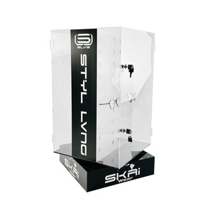 ตู้โชว์แว่นตาอะคริลิคแบบตั้งพื้น ปี 2025 ราคาโรงงาน เป็นมิตรกับสิ่งแวดล้อม สำหรับร้านค้าปลีก พร้อมกุญแจล็อค - Product Image 4