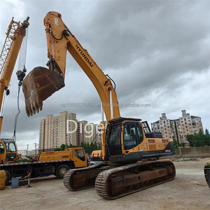 Excavadora de cadenas pesada Hyundai R485LVS usada de 48 toneladas con motor Cummins de 263 kW, cucharón de 2 m³ y piezas principales de la bomba hidráulica - Product Image 4