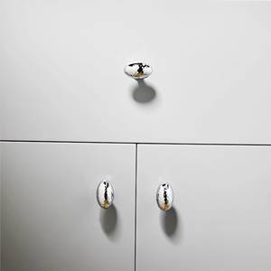 Perillas de puerta redondas de Metal de diseño martillado para decoración de puertas de interior y exterior, artículos de Hardware de muebles de lujo, perillas para oficina en casa - Product Image 4