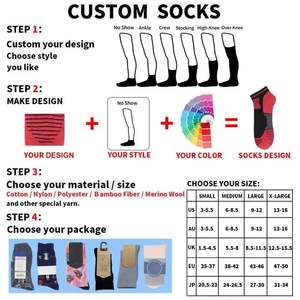 OEM 2026 Chaussettes de sport personnalisées pour jeunes, hauteur cheville, amorties, respirantes, antibactériennes, écologiques, 100% coton, anti-humidité - Product Image 2