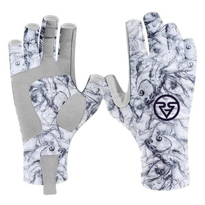 Gants de pêche 2024 avec un logo personnalisé Gants sublimés demi-doigt personnalisés avec votre propre style - Product Image 5