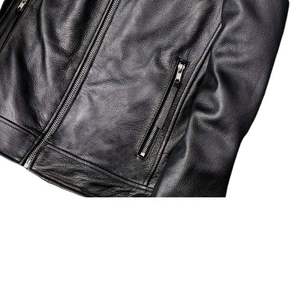 Veste en cuir de haute qualité pour homme, vêtement d'extérieur décontracté, conçue pour la mode quotidienne, les voyages et les tenues par temps frais - Product Image 6