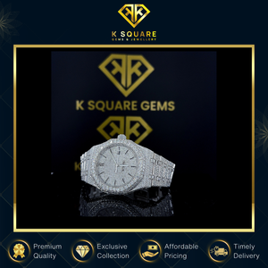 Dernière vente, qualité supérieure, prix de gros, design accrocheur, bracelet en acier inoxydable, quartz automatique, diamant moissanite - Product Image 6