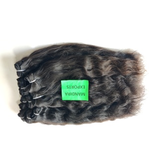 Vierge indienne 100% Remy Cuticule Alignée Noir Naturel Lâche Vague Profonde Soyeux Ondulé Long Bundles Raw Temple Extensions de Cheveux Humains - Product Image 5