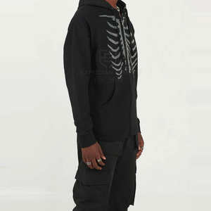 Las Mejores Sudaderas con Capucha Góticas Vintage con Pedrería, 100% Algodón, Color Sólido, Ligeras, Transpirables, Ecológicas, Unisex, Personalizadas - Product Image 6