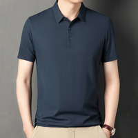T-shirt Homme Personnalisé avec Logo OEM – Nouveau Modèle Décontracté et Professionnel, Fin, Respirant, à Col Revers, Manches Courtes