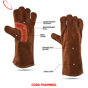 2025ถุงมือหนังวัวแยกชิ้นมีความทนทานถุงมือเชื่อมตะเข็บเพื่อความปลอดภัยสำหรับใช้ในชีวิตประจำวัน - Product Image 2