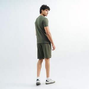 Ensemble short et t-shirt à manches courtes décontracté d'été pour homme Ensemble de jogging confortable avec sérigraphie - Product Image 3