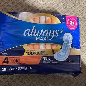Always Ultra Thin Overnight <b>Pads</b> Disposable Super Absorbent <b>Night</b> Sanitary <b>Pads</b> - Product Image 1