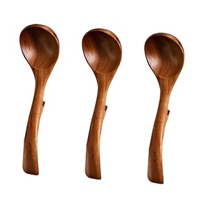 Cuillère à thé en bois de qualité supérieure pour hôtel maison ustensiles de cuisine restauration utilisation cuillères décoratives couverts bas prix - Product Image 4