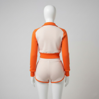 Ensemble de survêtement d'été pour femmes de haute qualité, 2 pièces, short, 100% coton
