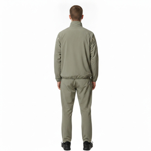 Blank Zip up Sports <b>Nylon</b> Tracksuits for Men High Quality Unisex Jacket <b>Track</b> <b>Pants</b> Set With Adjustable Stopper Leg - Product Image 6