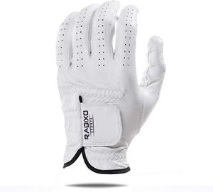 Gant de golf léger et respirant à doigts entiers avec logo personnalisé OEM pour hommes, en cuir véritable Cabretta de qualité supérieure pour usage sportif - Product Image 6