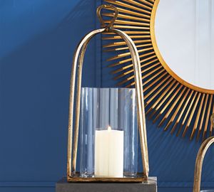 Venta caliente soporte de vela de hierro personalizado soporte de Pilar forma de tamaño único para decoración del hogar sala de estar boda festiva Navidad Pascua - Product Image 3