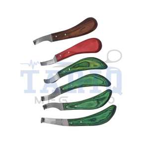 Cuchillo profesional para pezuñas equinas, instrumento de recorte de pezuñas de herrador veterinario de TARIQ MFG CO CE ISO - Product Image 6