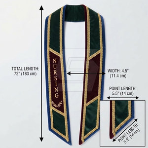 Collection de vêtements de graduation personnalisés par le fabricant, étole de graduation pour étudiants en tissu satiné et choix de couleurs multiples - Product Image 5