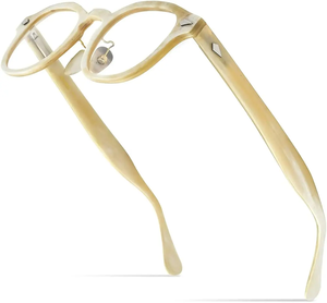 Gafas de Sol de Cuerno de Búfalo Estilo Vintage Hechas a Mano |   Gafas de Sol con Marco de Cuerno Natural Premium para Hombre y Mujer - Product Image 1