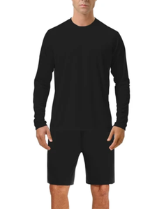 Encuentra camisetas similares de alta calidad para hombre, de manga larga, sin cuello, con botones, con logotipo personalizado, ligeras - Product Image 2