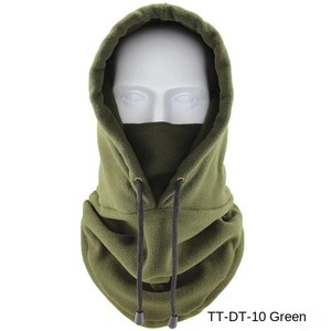 Balaclava en polaire chaude et coupe-vent de haute qualité pour adultes, ski, cyclisme, extérieur, capuche rembourrée, bonnet en tissu commun - Product Image 1
