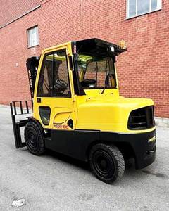 Chariot élévateur diesel Yale H100FT 200 kg avec cabine, siège d'opérateur d'occasion, garantie de 2 ans pour les industries de la construction et agricoles - Product Image 3