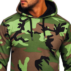 Sweat à capuche fabriqué en usine avec logo personnalisé en polyester polaire de qualité supérieure imprimé par sublimation sweat-shirt de coupe normale pullover sweats à capuche - Product Image 4