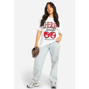 T-shirts crop top pour femmes t-shirts surdimensionnés de haute qualité avec sérigraphie à broderie ou logo personnalisé dtg pour vêtements de mode - Product Image 5