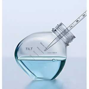 ขวดแก้วใสแบบเอียงสำหรับน้ำยาและสารละลายทางวิทยาศาสตร์สำหรับใช้ในห้องปฏิบัติการ - Product Image 4
