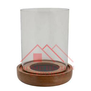 2025 Candle-<b>Hurricane</b> Hot Wooden Base Candle Holder Candle-<b>Hurricane</b> - Product Image 2