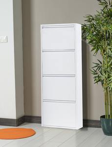 Zapatero impermeable de Metal ultrafino minimalista de 4 capas, muebles versátiles, hogar, sala de estar, entrada, Villa, almacén, escuela - Product Image 3