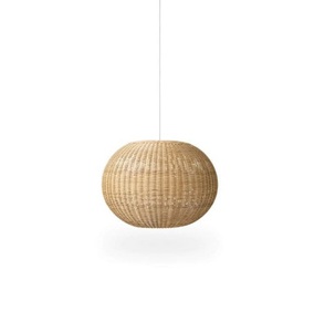 Rustic Boho Pendant Light Hand Woven Hemp <b>Rope</b> Basket Rattan Hanging Lamp Wicker Coastal Retro Light Fixtures - Product Image 3