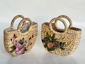 Vintage-Style 2025 Tendances de la mode Collection de sacs à main pour femmes écologiques fabriqués à la main Jacinthe d'eau naturelle Fermeture ouverte Double - Product Image 3