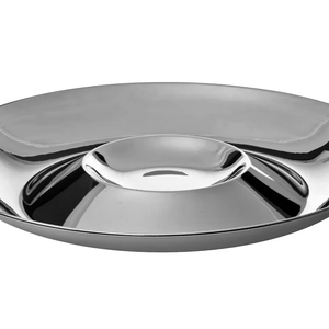 Bol de chip et de trempette de conception simple poli miroir pour la maison, l'hôtel et le restaurant avec une qualité supérieure à des prix raisonnables - Product Image 1