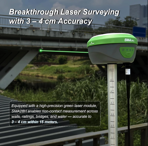 VENTAS CALIENTES SMA28HS Receptor GNSS RTK de Doble Cámara, Medición Láser NFC Virtual AR, Grado Industrial, Compatible con OEM y ODM - Product Image 2