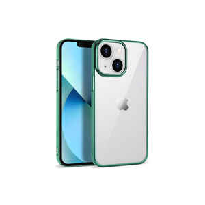 Funda de Silicona Netzy SAFA Pixel Verde Oscuro para iPhone 14 Plus 13 Pro Max 8 Plus - Funda Protectora Trasera para Teléfono Móvil - Product Image 1