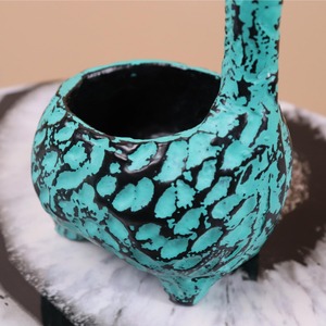 Décor de table en métal de conception de girafe verte unique pour l'affichage de pièce maîtresse artistique de cadeau de fête d'événement de bureau à domicile - Product Image 3