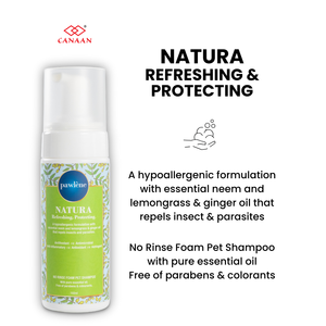 Champú para Mascotas en Espuma Sin Enjuague Pawlene Natura, Inspirado en la Dermatología, con Antioxidantes Esenciales, Fórmula Hipoalergénica, Fácil de Usar - Product Image 3