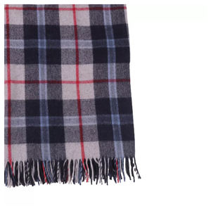 Manta de lana azul marino de Douglas suave de diseño personalizado, manta de Cachemira de vendedor y fabricante indio - Product Image 4