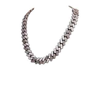 Baguette Cut Moissanite Diamond Cadena de eslabones cubanos Regalo de aniversario para hombres 14mm Iced Out Jewelry 925 Sterling Silver - Product Image 4