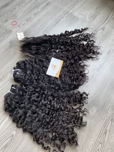 Perruques frontales Remy de 28 pouces les plus vendues de notre usine au Vietnam, texture bouclée/ondulée, extensions de cheveux humains bruts 100g au meilleur prix - Product Image 1